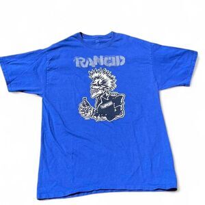 vintage machete 2004 rancid Hanes Men's Blue T-shirt
